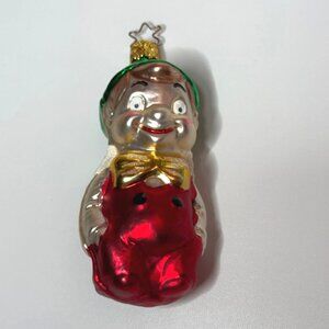 Old World Christmas Blown Glass Elf Pinocchio Ornament